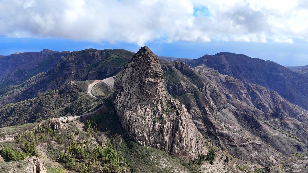 Volcanic landscape of La Gomera