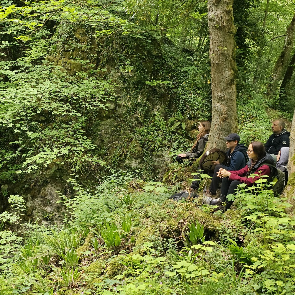 Drum meditation suitable for all levels in nature