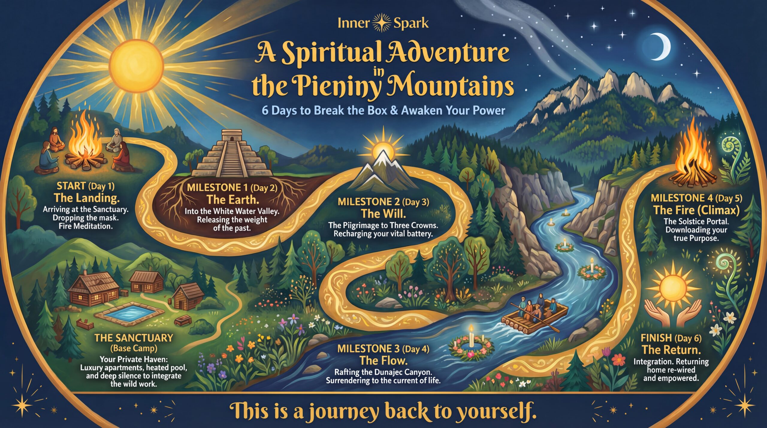 Inner Spark Pieniny Adventure Map
