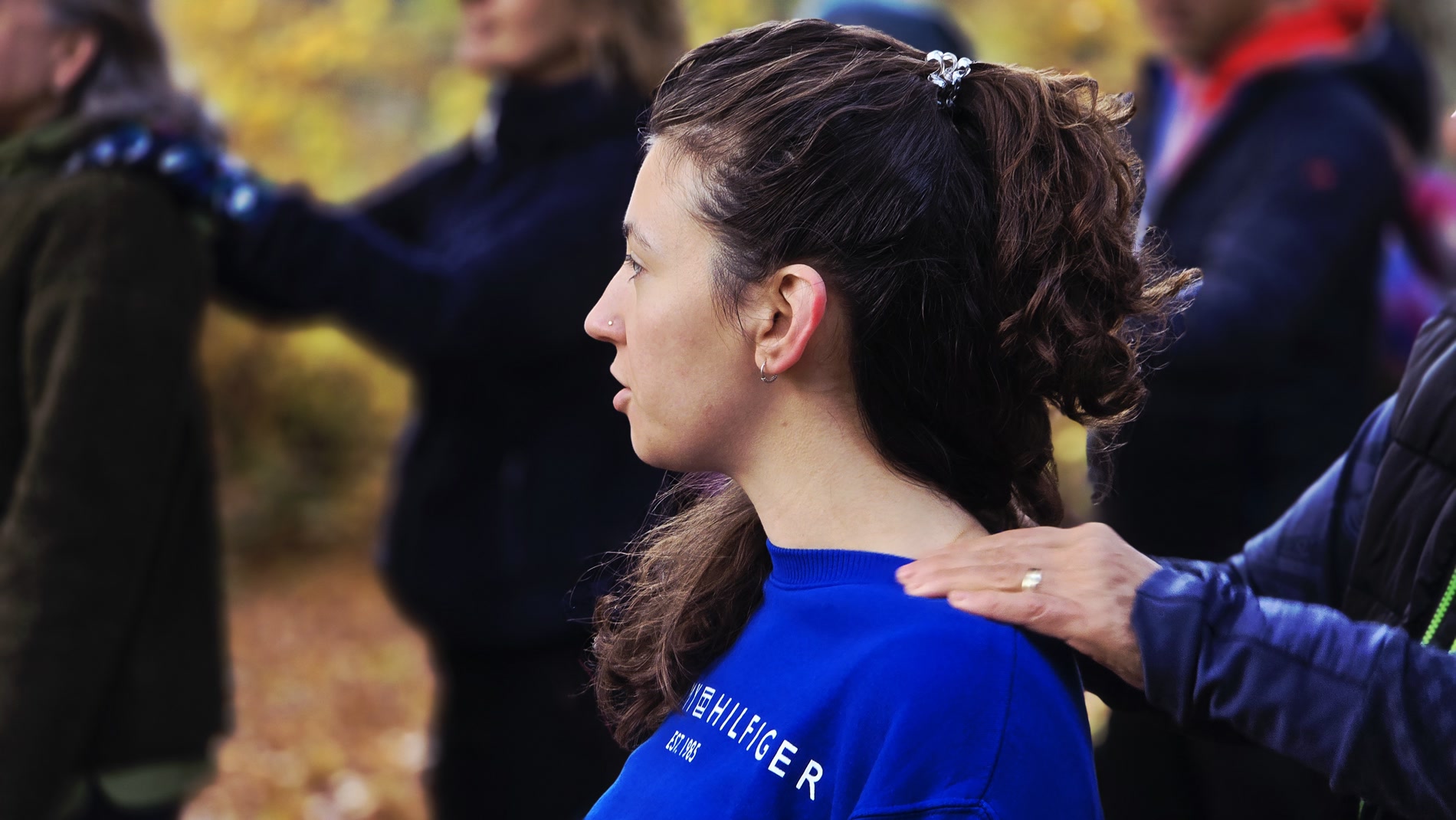 Energetic practice during an Inner Spark autumn retreat